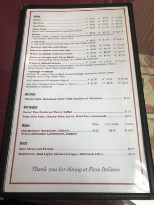 Menu photo 7 Pizza Italiano Jacksonville, FL