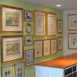 Aubusson Fabrics - Our new Antique Print wall display!