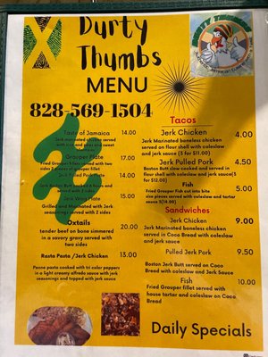 Menu photo 3 Durty Thumbs Hickory, NC