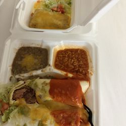 El Cafecito - Burrito platter
