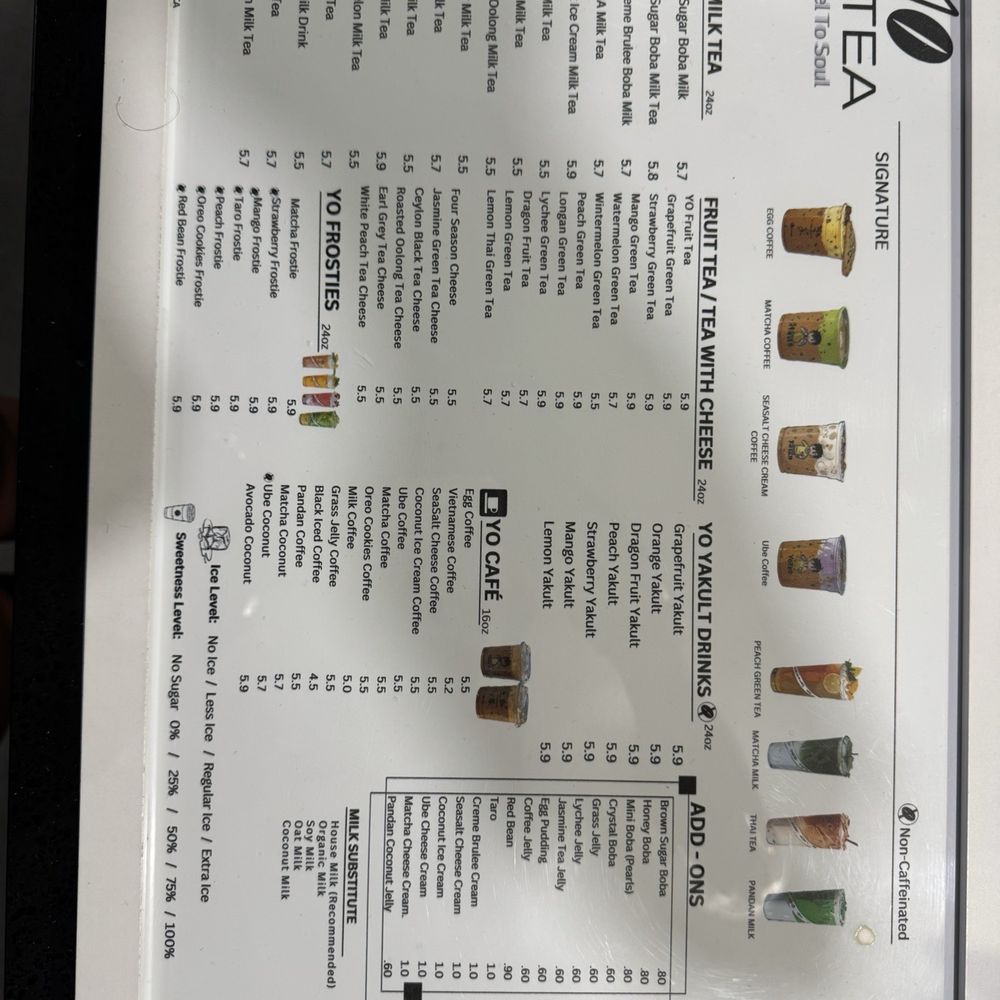 YOTEA - Menu - Bubble Tea Near Me - Rosemead, California YOTEA - Menu - Bubble Tea Near Me - Rosemead, California