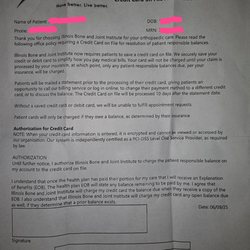 Illinois Bone & Joint Institute - The "POLICY" they won't tell you about.