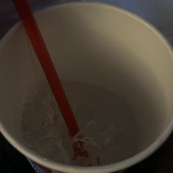Checkers - Carbonated water (supposed to be a Mr pibb)
