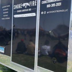Smoke And Fire Food Truck - Back of food truck