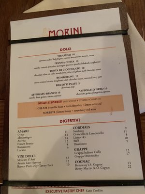 Menu photo 5 Osteria Morini Bernardsville, NJ Menu photo 5 Osteria Morini Bernardsville, NJ