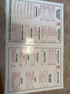 Menu photo 4 Guayos El Rey Miami, AZ