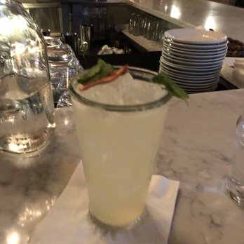 Stella's - The Paloma drink - tasted like a lemonade, not sure they remembered to add any alcohol in it - Greek Near Me - Charleston, South Carolina