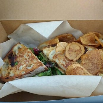 Brider - Turkey sandwich and chips - New American Near Me - Denver, Colorado