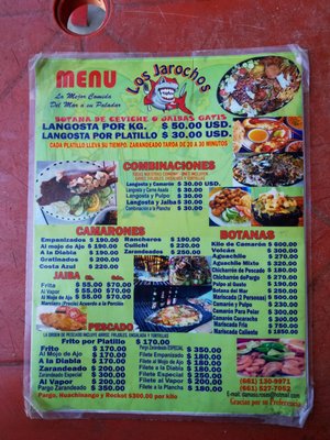 Menu photo 2 Los Jarochos Rosarito, BCN