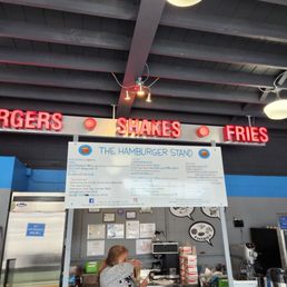 a woman at the counter