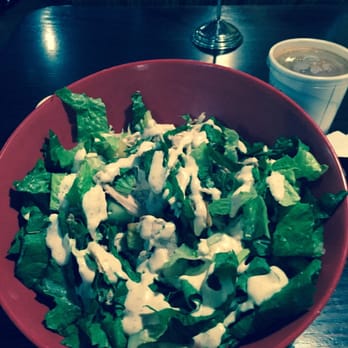 Newk's Eatery - Chicken Caesar salad and red beans and rice in cup. - Salad Near Me - Birmingham, Alabama