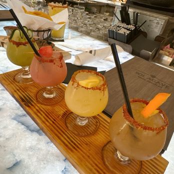 Sol Agave - Margarita flight - Mexican Near Me - San Clemente, California