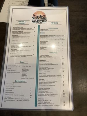 Menu photo 7 Canyon Grille Escondido, CA Menu photo 7 Canyon Grille Escondido, CA