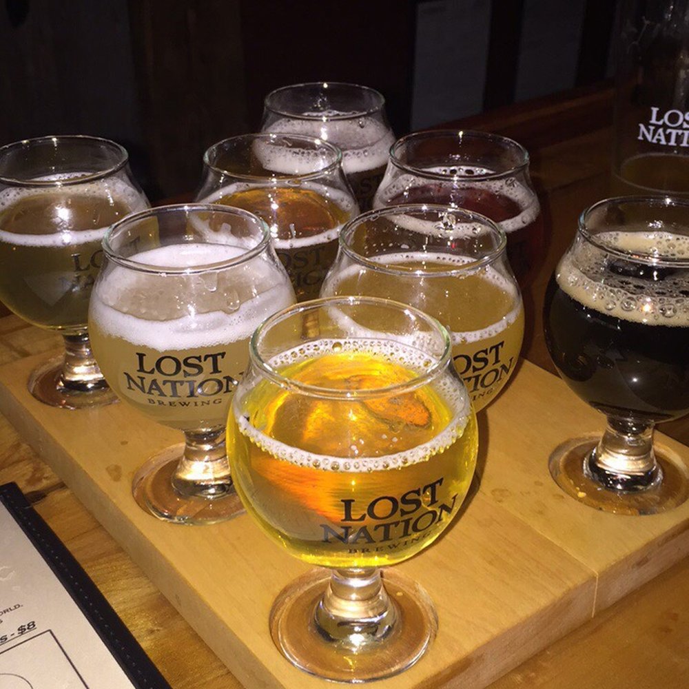 Lost Nation Brewing - Beer flight - Breweries Near Me - Morrisville, Vermont Lost Nation Brewing - Beer flight - Breweries Near Me - Morrisville, Vermont