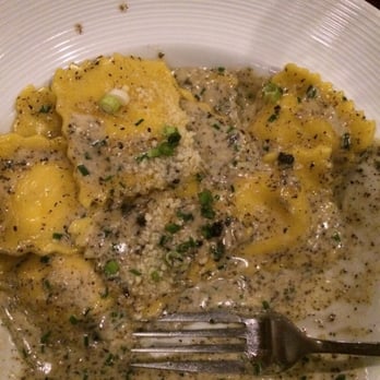 Artisan's Restaurant  - Cheese ravioli in black truffle sauce. - Brewpubs Near Me - Toms River, New Jersey