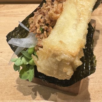 Sugo Hand Roll Bar - crispy tofu - Sushi Bars Near Me - Seattle, Washington Sugo Hand Roll Bar - crispy tofu - Sushi Bars Near Me - Seattle, Washington