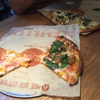 Blaze Pizza - Half gone! Two half-and-half make your own pizzas. - Pizza Near Me - Davis, California Blaze Pizza - Half gone! Two half-and-half make your own pizzas. - Pizza Near Me - Davis, California