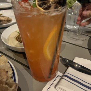 Saba - Israeli soda (strawberry basil) yum! - Mediterranean Near Me - New Orleans, Louisiana Saba - Israeli soda (strawberry basil) yum! - Mediterranean Near Me - New Orleans, Louisiana