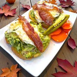DC Cafe Donuts - Avocado Toast Bacon Fried Egg