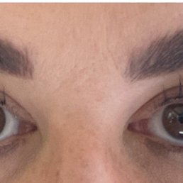Post lash lift and tint by Stephanie without any mascara. Post lash lift and tint by Stephanie without any mascara.