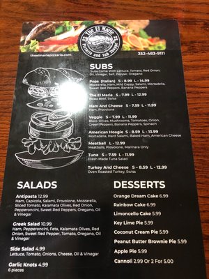 Menu photo 5 El Marie Pizzeria and Sub Shoppe Eustis, FL Menu photo 5 El Marie Pizzeria and Sub Shoppe Eustis, FL