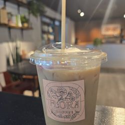 Summer strawberry latte