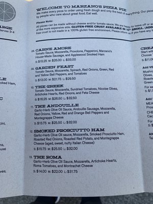 Menu photo 3 Marzano's Pizza Pie Manzanita, OR Menu photo 3 Marzano's Pizza Pie Manzanita, OR