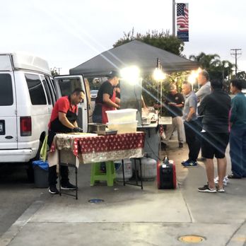 Tacos El May - Walking up to the stand - Street Vendors Near Me - Westminster, California Tacos El May - Walking up to the stand - Street Vendors Near Me - Westminster, California