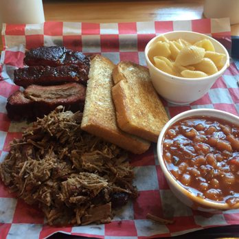 Papa's Backyard Barbque - Two meat combo - Barbeque Near Me - Okemah, Oklahoma