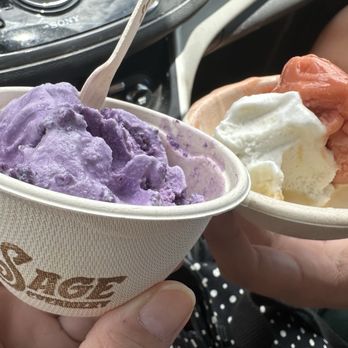 Sage Creamery - Ube crinkle cookie Mango sticky rice Strawberry guava - Ice Cream & Frozen Yogurt Near Me - Ewa Beach, Hawaii Sage Creamery - Ube crinkle cookie Mango sticky rice Strawberry guava - Ice Cream & Frozen Yogurt Near Me - Ewa Beach, Hawaii
