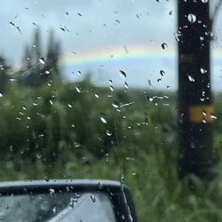 Hanapepe Valley Lookout - Beautiful rainbow on our drive