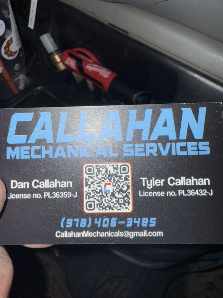 Slide of Callahan Mechanical Services