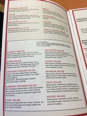 Menu photo 8 Billy Q's Palm Desert, CA