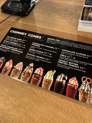Menu photo 1 Eva's Original Chimneys Mississauga, ON Menu photo 1 Eva's Original Chimneys Mississauga, ON