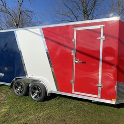 Worcester's Power Equipment Trailers & Pet Feeds - Stealth patriotic trailer