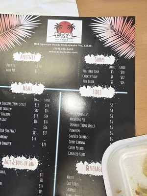 Menu photo 3 D’Real Taste Chesapeake, VA