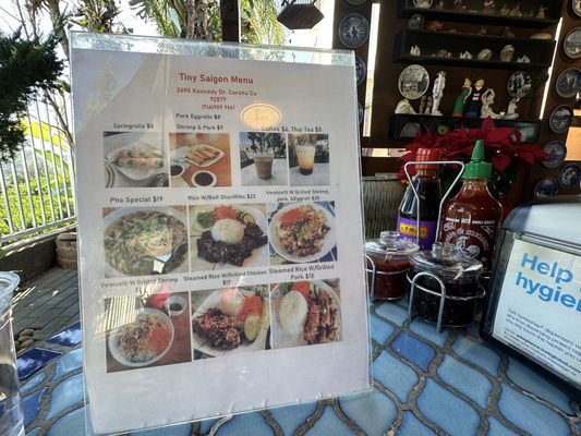 Menu photo 3 Tiny Saigon Corona, CA