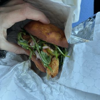 Okie Dokie Donuts - Fried chicken donut sandwich - Donuts Near Me - Philadelphia, Pennsylvania