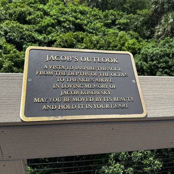 Gumbo Limbo Nature Center - Plaque at the top of the tower - Parks Near Me - Boca Raton, Florida Gumbo Limbo Nature Center - Plaque at the top of the tower - Parks Near Me - Boca Raton, Florida