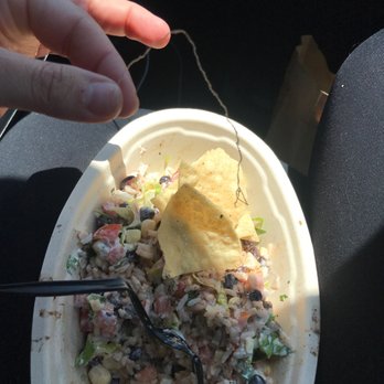 Chipotle Mexican Grill - Random pieces of hard string from god knows what found in all of the food pictured - Mexican Near Me - Barstow, California Chipotle Mexican Grill - Random pieces of hard string from god knows what found in all of the food pictured - Mexican Near Me - Barstow, California