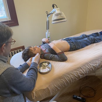 East-West Integrated Wellness - My son receiving an acupuncture treatment. - Acupuncture Near Me - New York, New York
