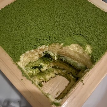 Ryla - Inner layers of Matcha Tiramisu - Asian Fusion Near Me - Hermosa Beach, California
