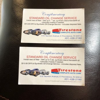 Firestone Complete Auto Care - I have this man saying he gave these out but will not let me redeem them! - Tires Near Me - East Providence, Rhode Island