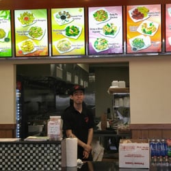 Panda House - The counter. There are 2 booths and a couple of tables but it looks like they're set up mostly for takeout.
