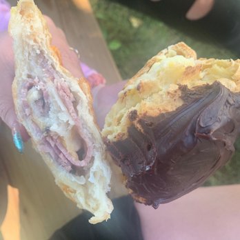 Chandelier Bakery - Ham and cheese croissant $6 and cream puff $4 - Bakeries Near Me - Vancouver, Washington Chandelier Bakery - Ham and cheese croissant $6 and cream puff $4 - Bakeries Near Me - Vancouver, Washington