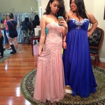 Gesinee's Bridal - Finally got our prom dresses!! We can't wait for prom now! Thanks to Victoria who was the best helper in the store! Loved her! - Bridal Near Me - Concord, California