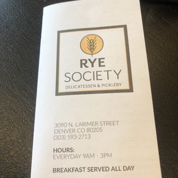 Rye Society - Delis Near Me - Denver, Colorado Rye Society - Delis Near Me - Denver, Colorado