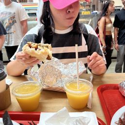 Brick Sammie and fresh OJ Brick Sammie and fresh OJ