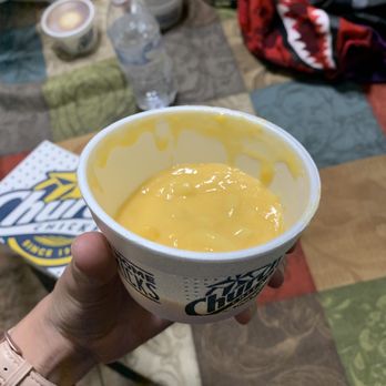 Church's Texas Chicken - I came home and opened my side and this is what I got. Not even half of a portion and mostly cheese sauce. - Chicken Wings Near Me - San Antonio, Texas Church's Texas Chicken - I came home and opened my side and this is what I got. Not even half of a portion and mostly cheese sauce. - Chicken Wings Near Me - San Antonio, Texas