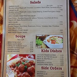 Starters Salads Soups  Kids Sides Desserts